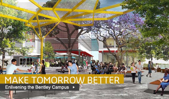 Artist's impression of Bentley Campus in the future