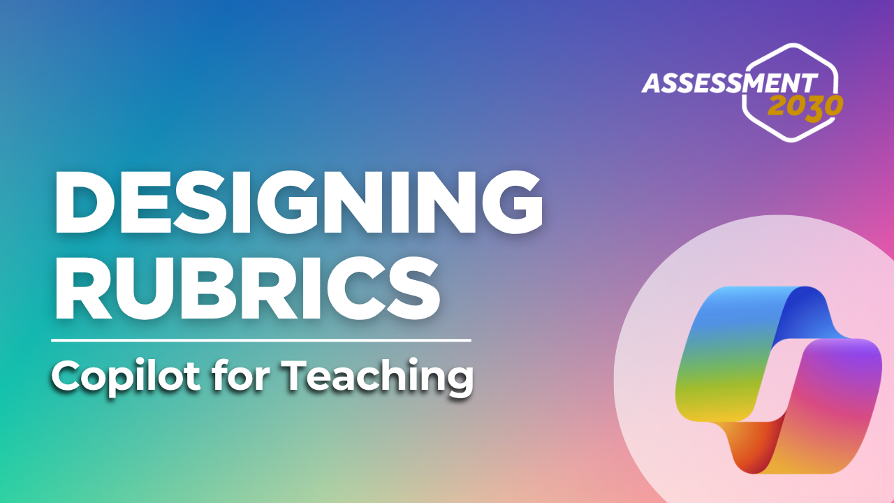 Designing Rubrics 