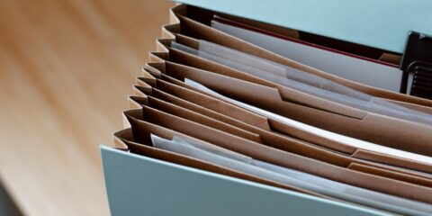 An expanding file
