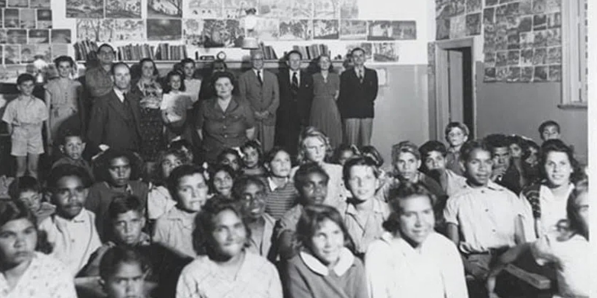 Students at Carrolup Native Settlement