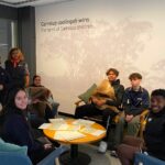 Follow the Dream Sevenoaks Senior College students in the Carrolup Reflections Space. Photo by Catherine Peattie.