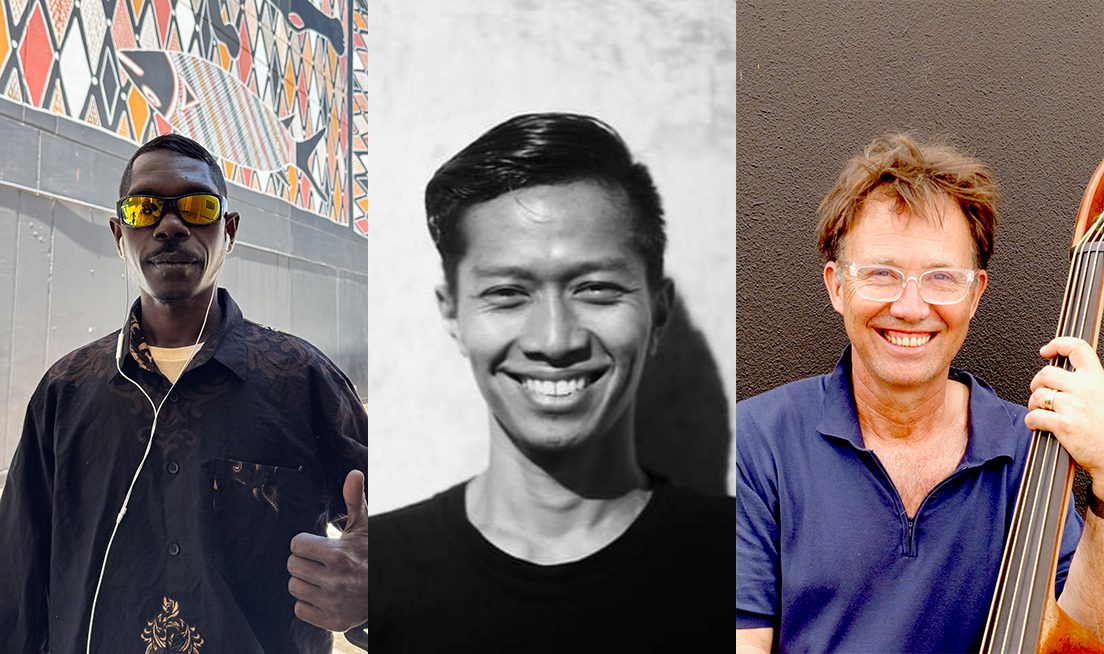 Portraits of Nebbie Burarrawanga, Abdi Karya and Michael Hohnen used with permission. Images supplied by artists.