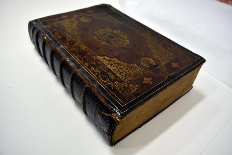 The book cover of Le Deche di T. Livio Padovano: delle Historie Romane, an Italian translation of Livy’s History of Rome