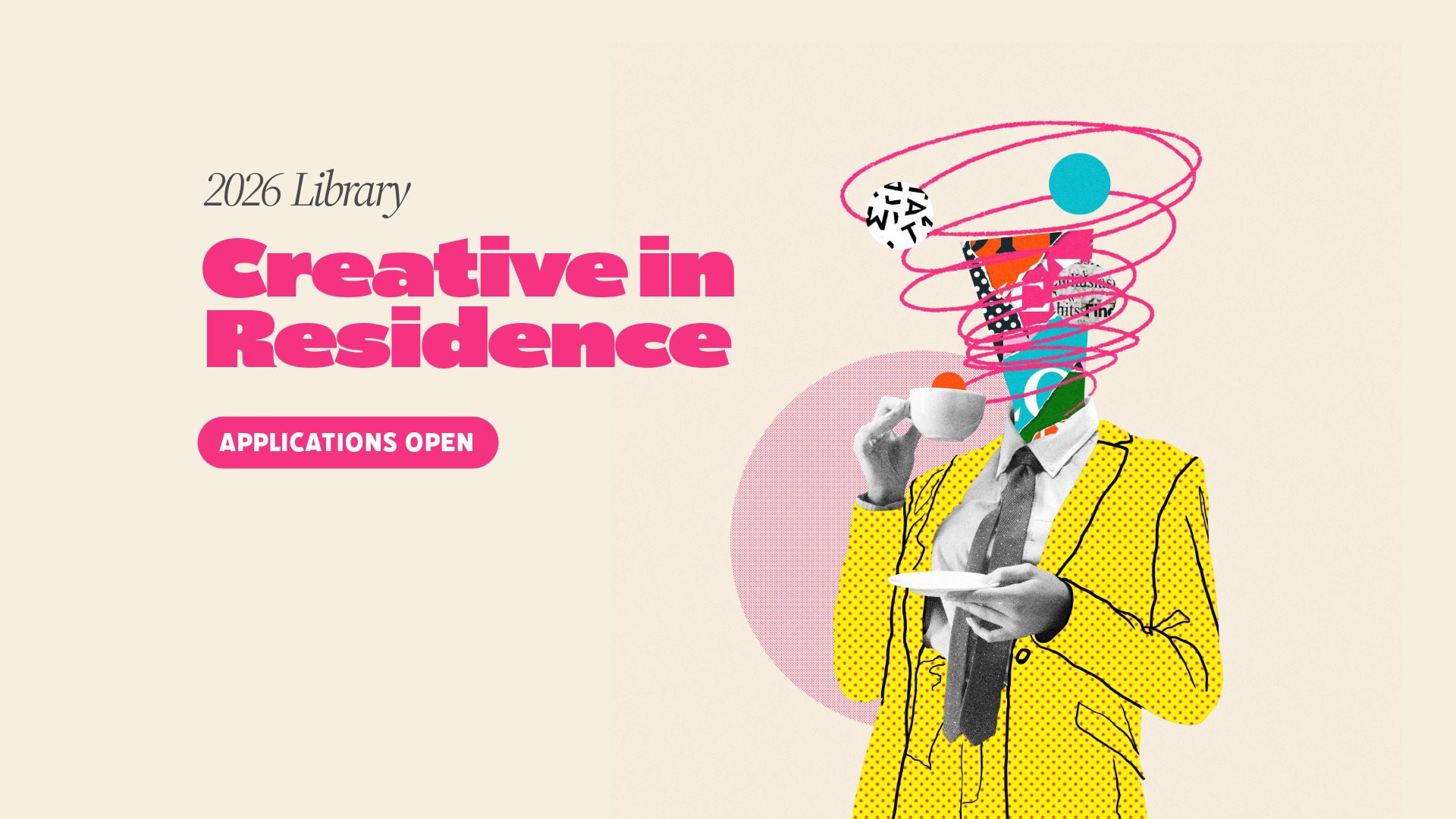 Image for 2026 Library Creative in Residence Program now open