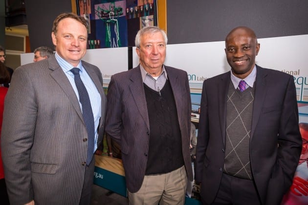 Director Energy Research Initiative Tim Walton, Deputy Director School of Chemical and Petroleum Engineering Brian Kinsella, Acting Pro Vice-Chancellor Science and Engineering Moses Tade.