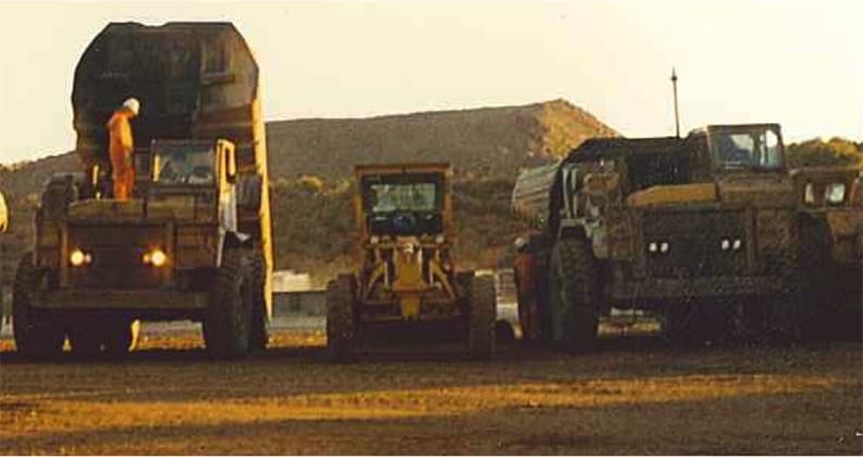 Atkins at Osborne Mine where she started her labour work for her FCMMC.