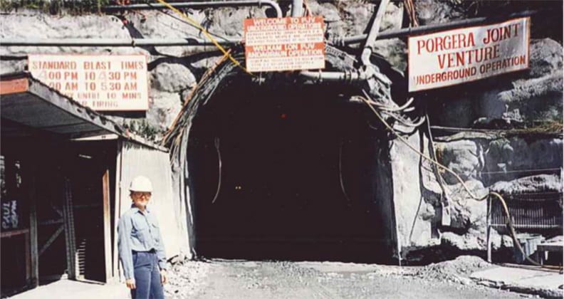 Atkins worked at Porgera Mine in PNG from 1995-1997.