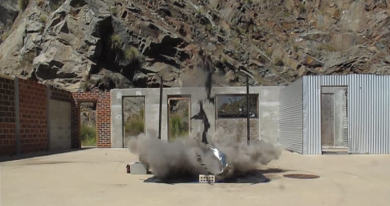Image of a explosion. 