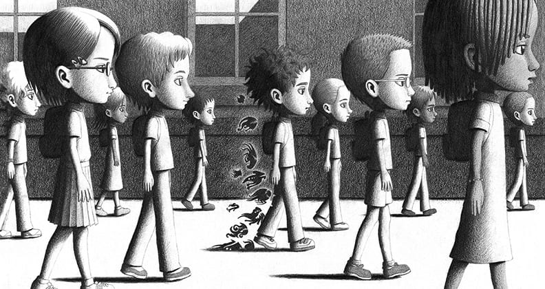 Illustration of the boy in Small Things