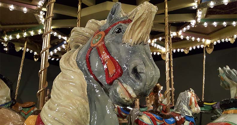 Horse from a merry-go-round