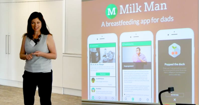 Becky White discusses the Milk Man app.