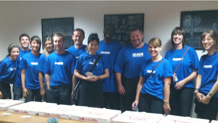 Dr Lam with her research team.
