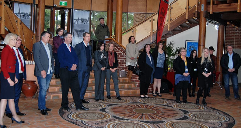 Curtin staff at the Centre for Aboriginal Studies.