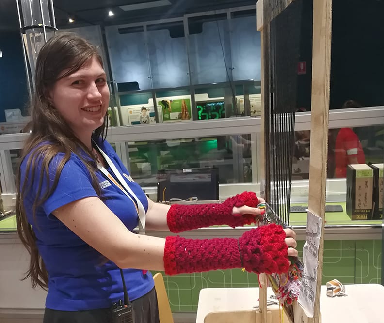 Jacinta Reynolds working at Scitech