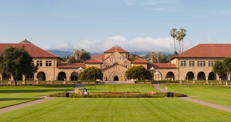 Stanford Oval, Stanford University.
