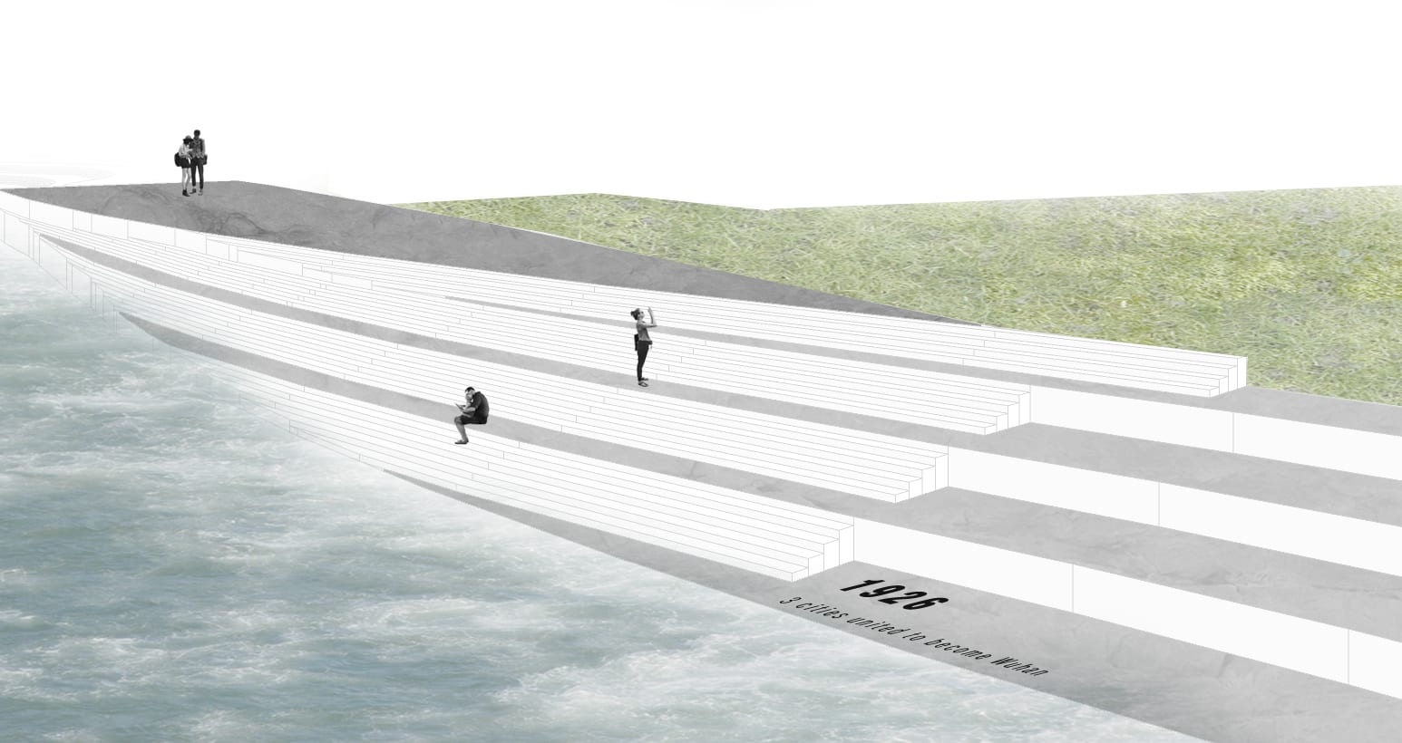 Proposed waterfront stairs.