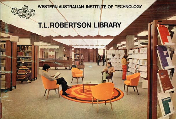 Picture of WAIT library in its early days