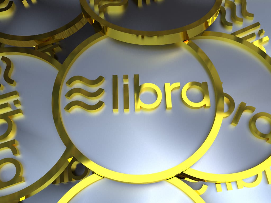 Libra coin 3D render