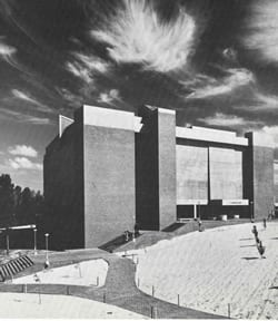 Picture of Robertson Library in 1970s