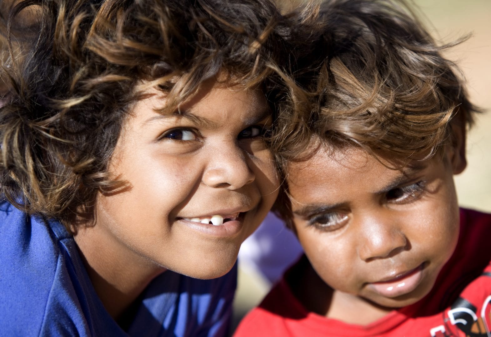 Two young Indigenous boys 