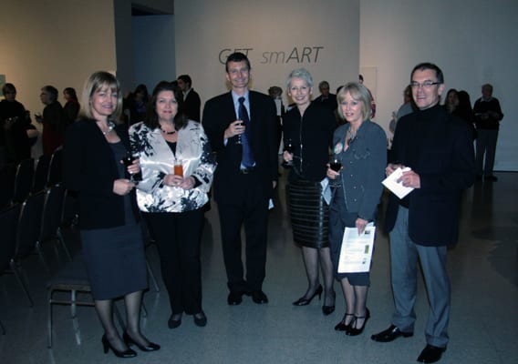Image of Curtin staff at the GET smART auction