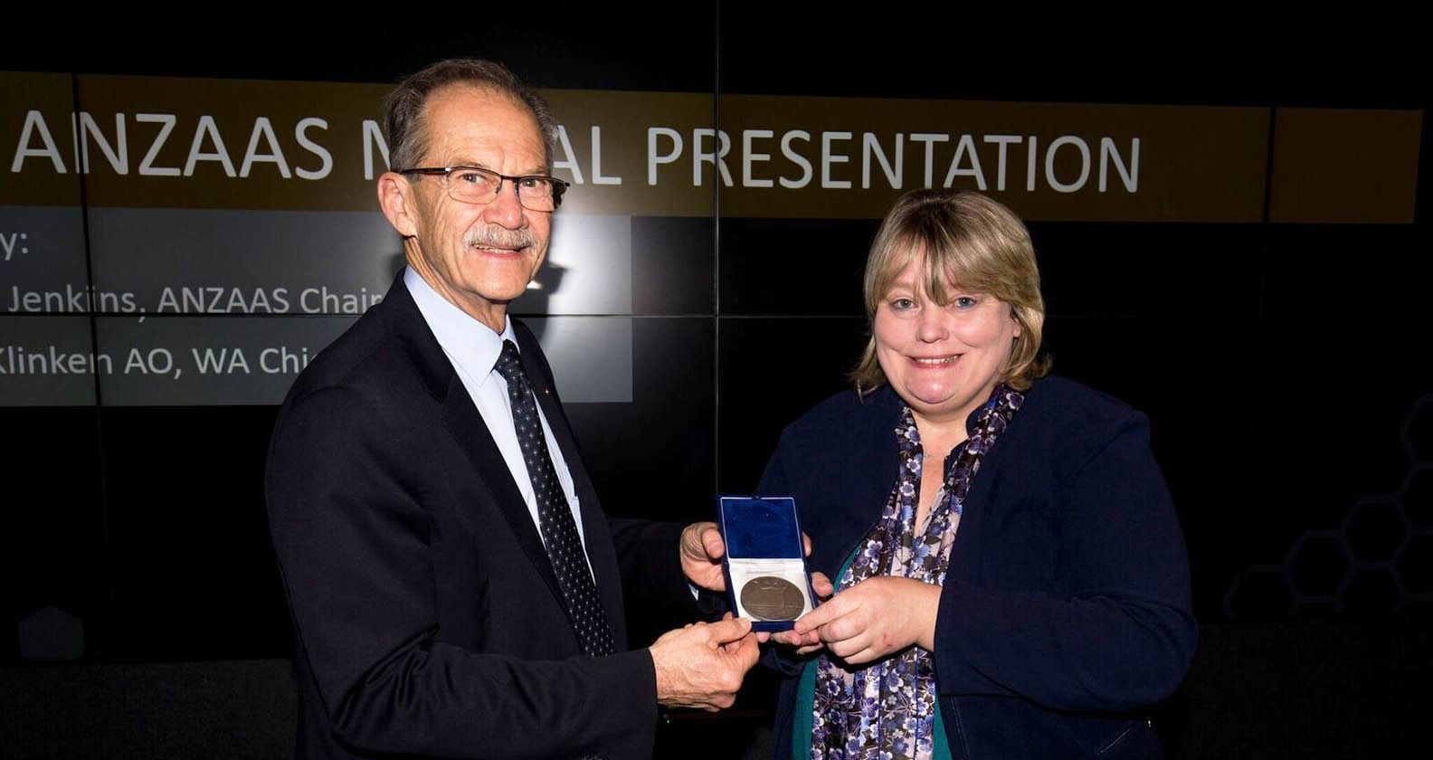 Image for Curtin geochemist wins ANZAAS Medal for her scientific achievements