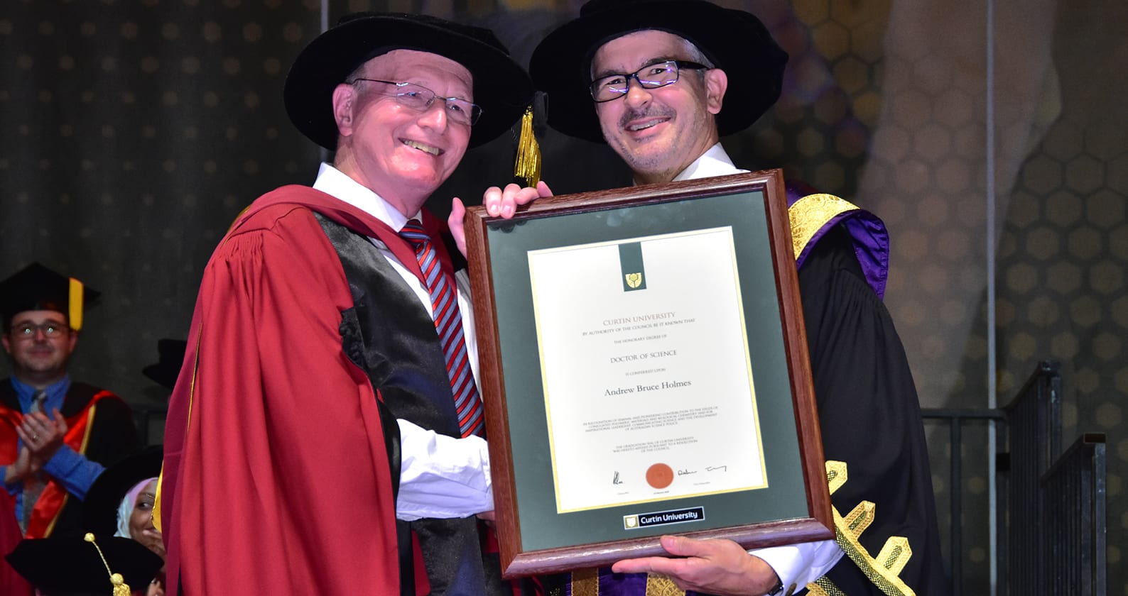 Image for Distinguished chemistry Professor awarded Curtin Honorary Doctorate