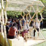 Architecture students liven up campus with eco-friendly reading rooms