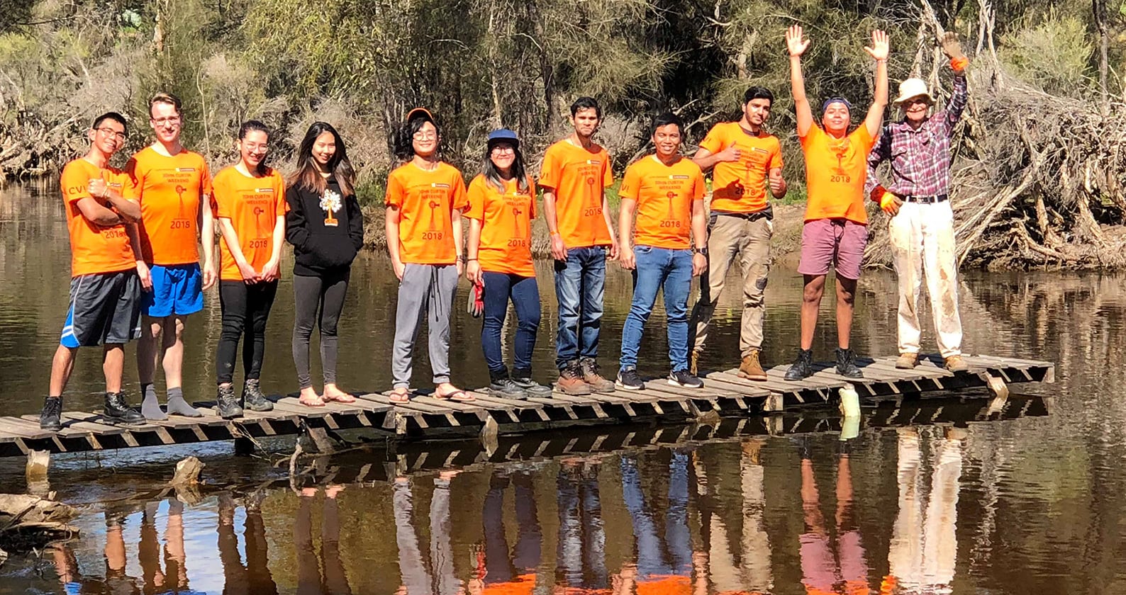 Image for Volunteers lend a helping hand during John Curtin Weekend