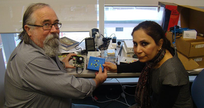 Image for New gadget helps the vision impaired to read graphs