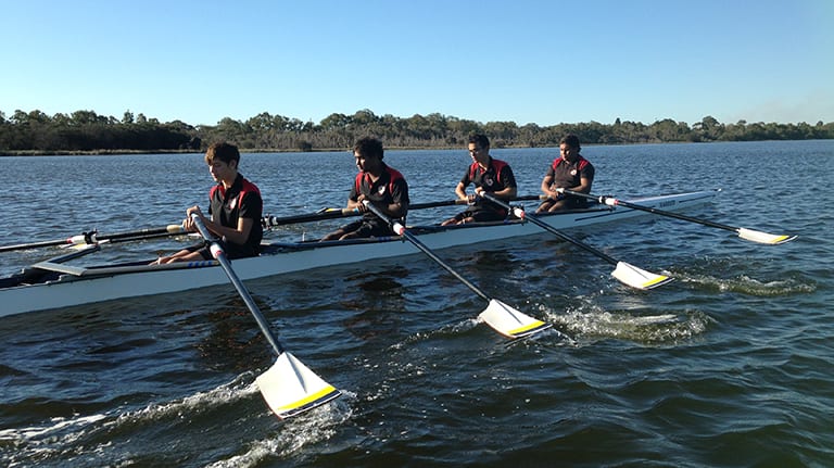 Image for Clontarf set records with Curtin rowing partnership