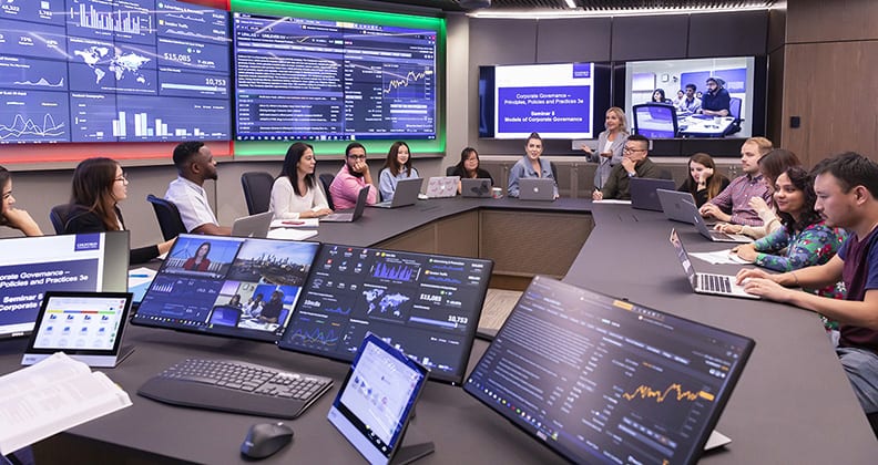 Image for New high-tech boardroom prepares tomorrow’s business graduates