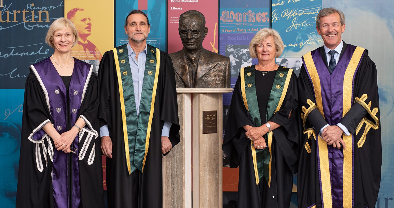 Image for John Curtin Medal honours two visionary leaders
