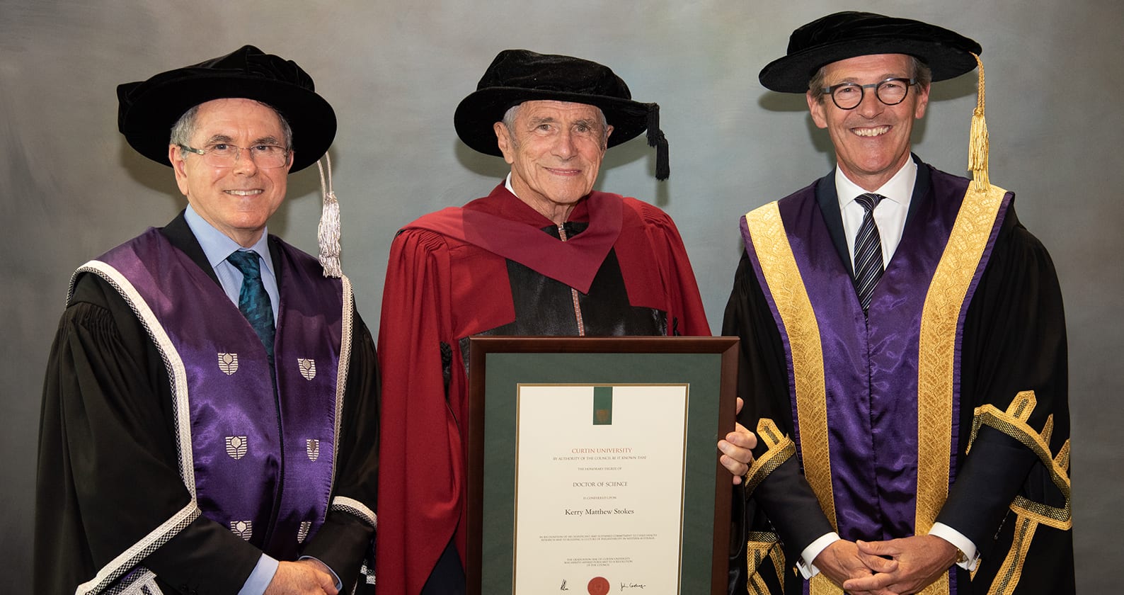 Image for Curtin awards Kerry Stokes an Honorary Doctorate of Science