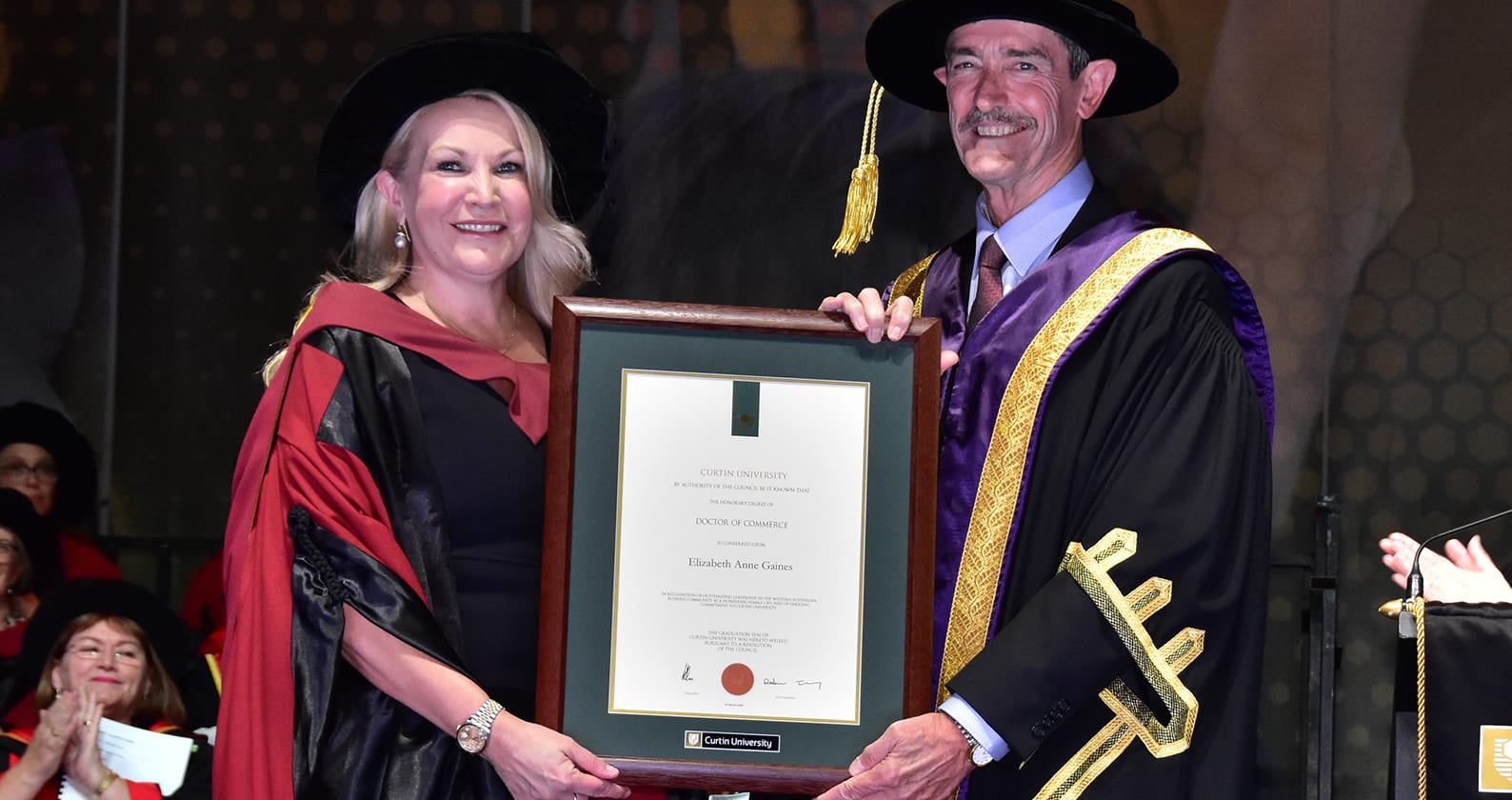 Image for Leading WA mining boss named Honorary Doctor of Curtin