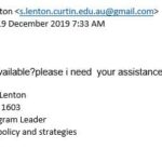 Email Cyber Security Alert