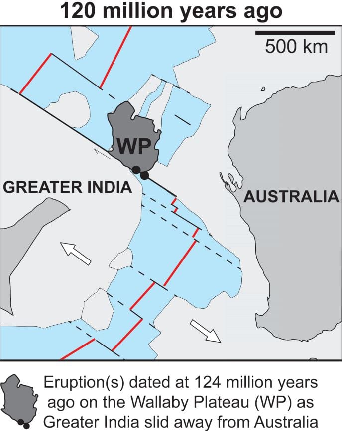 Image for Researchers date volcanic rocks from underwater Wallaby Plateau