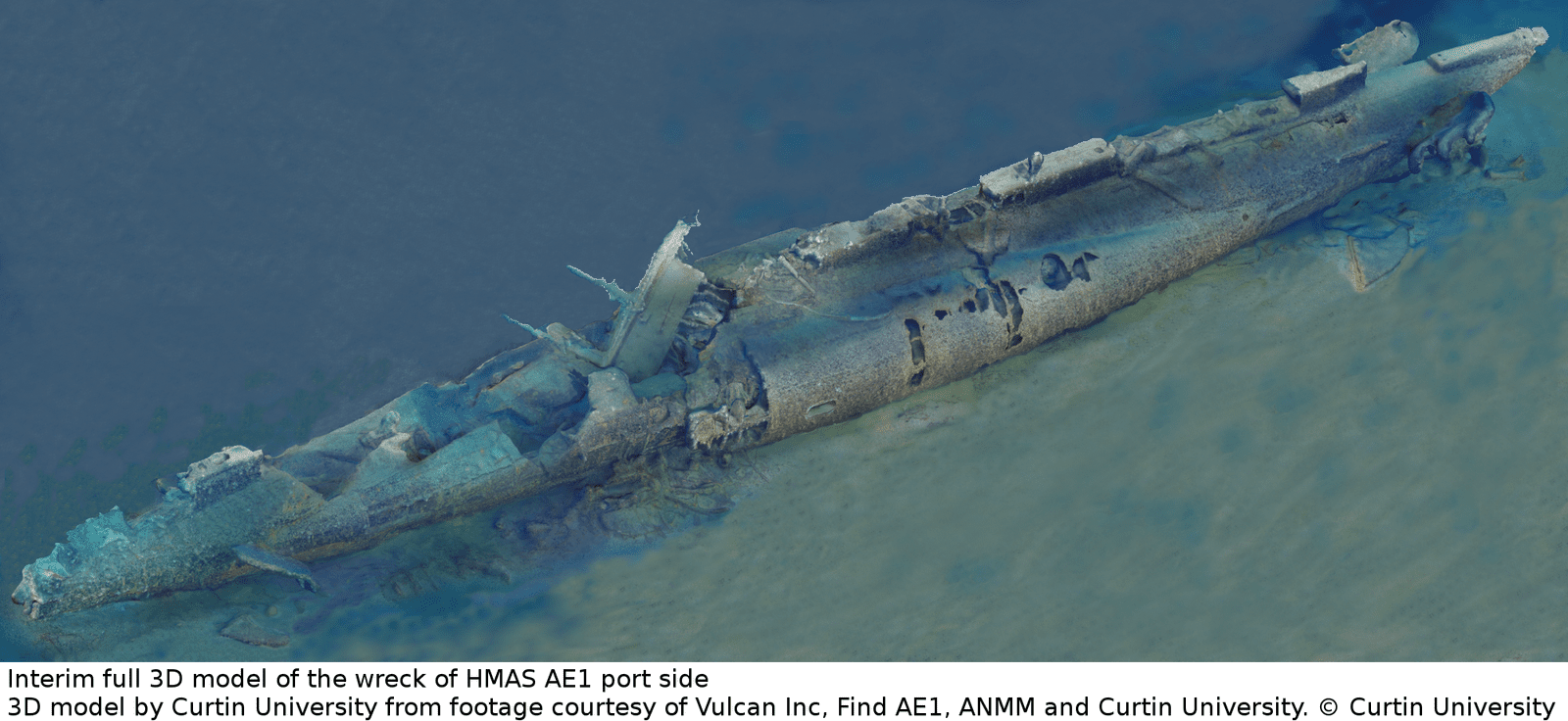 Image for Photographic processing unlocks more secrets from HMAS AE1 shipwreck