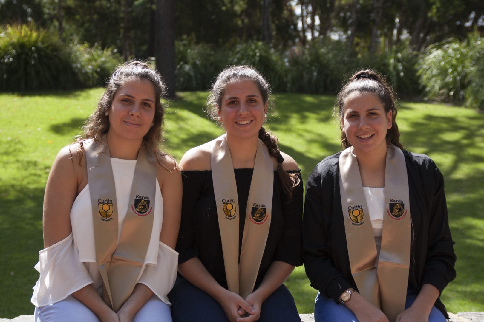 Image for Triplet sisters blaze a trail in first Indigenous enabling graduations