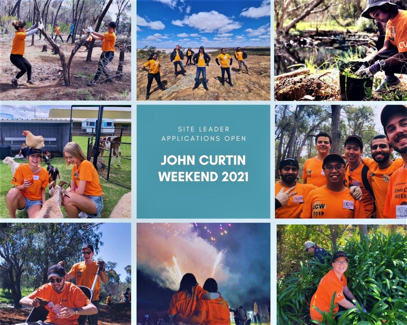 Image for John Curtin Weekend Site Leader applications now open for registration!