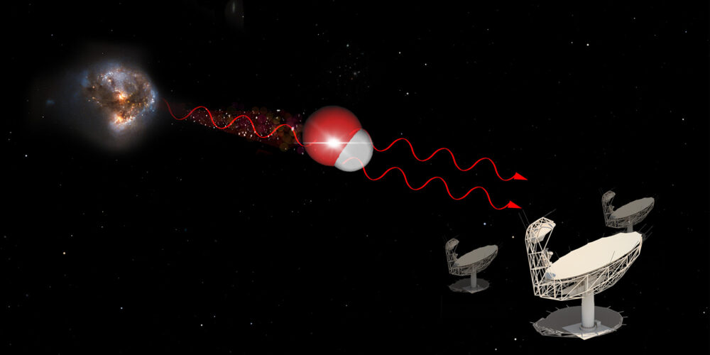 Image for Astronomers detect galactic space laser