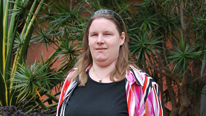 Image for Disability no barrier for social work student
