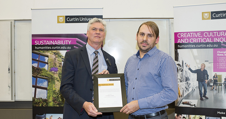 Image for Niall Lucy Award presented to expert in philosophical ethology