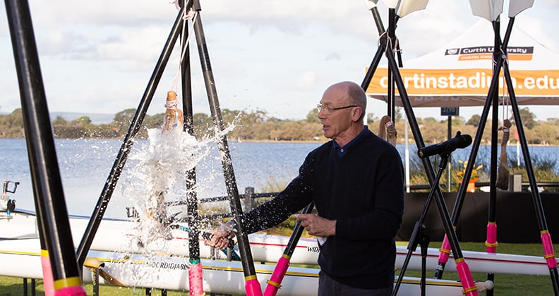 Image for Clontarf students row ahead with Curtin’s new boats
