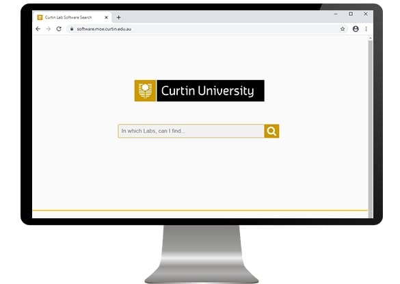 Image for New software search tool for Curtin computer labs