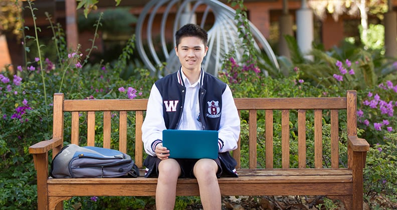 Image for Schoolboy crushes international grad-level exam