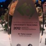 Curtin lecturer receives national award for teaching excellence