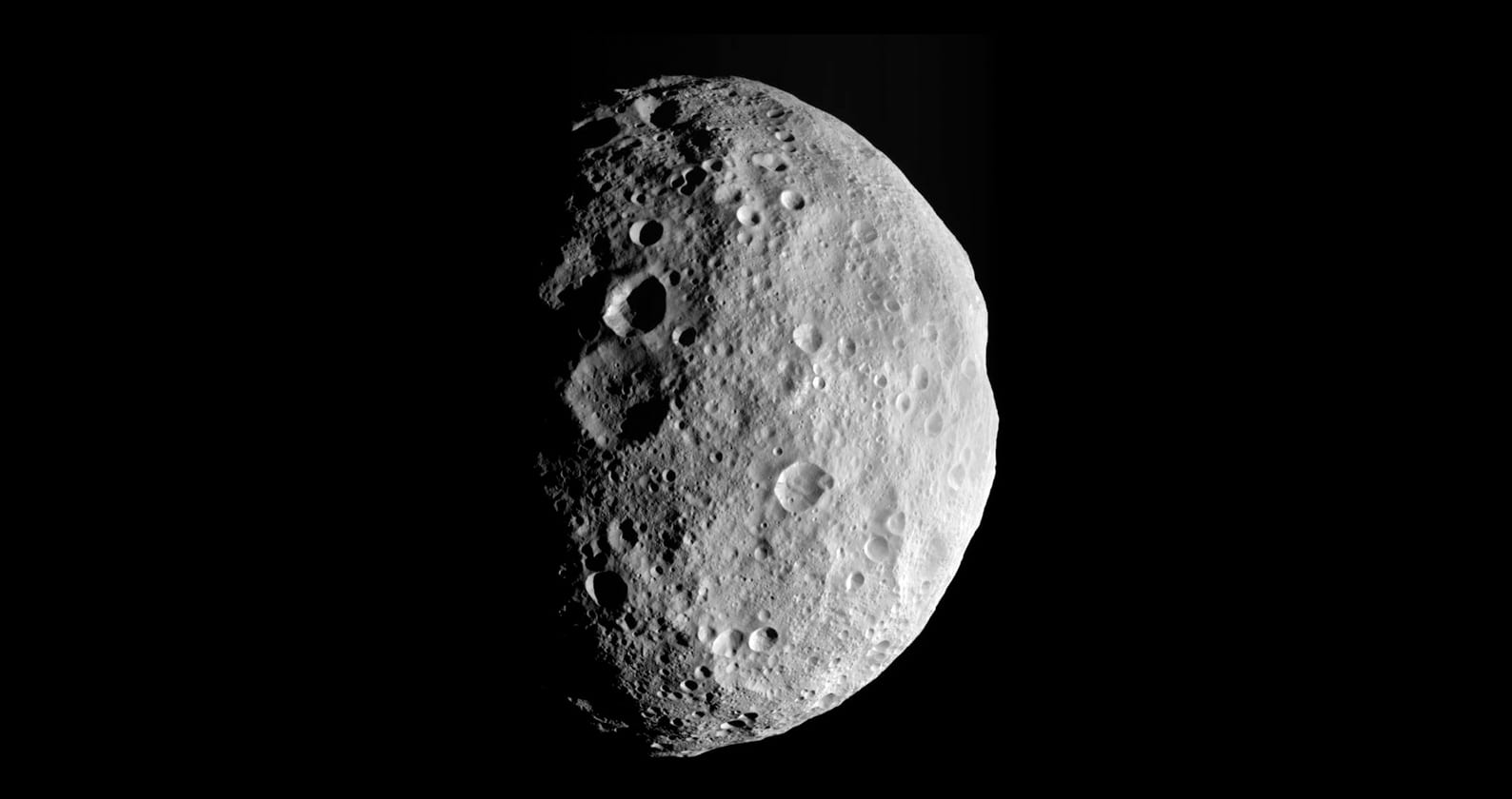 Image for Turbulent times revealed on Asteroid 4 Vesta