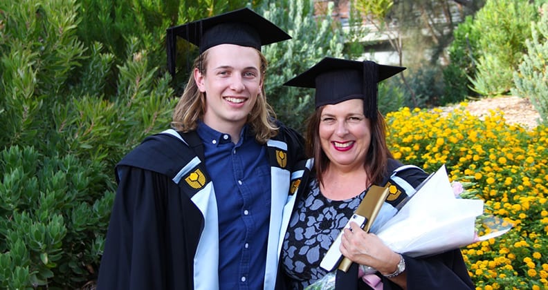 Two curtin students graduating