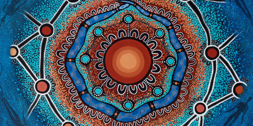 Image for Midwife graduate returns to paint Moorditj Yorga design